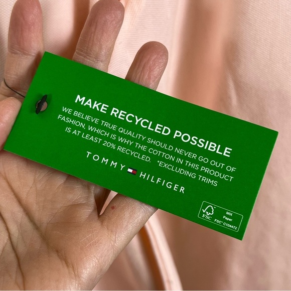 Tommy Hilfiger Women’s Pink Long Sleeve Polo Top Size XL - Picture 3 of 12